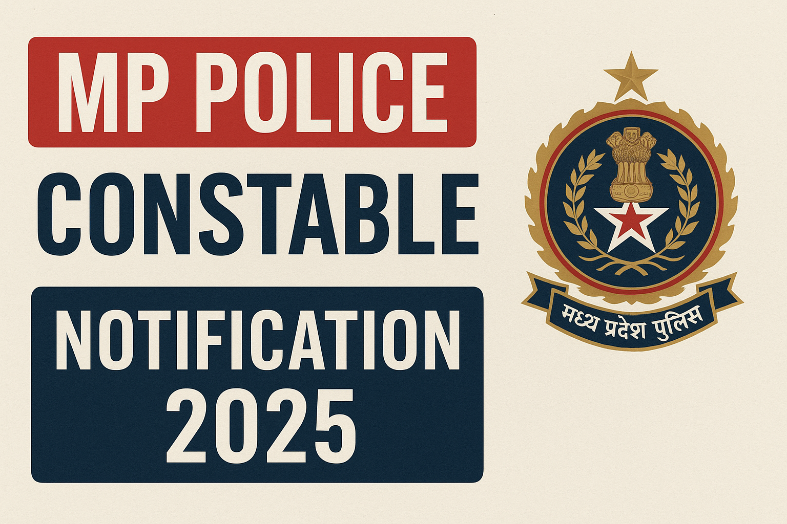 How to Crack MP Police Constable 2025: Syllabus & Tips
